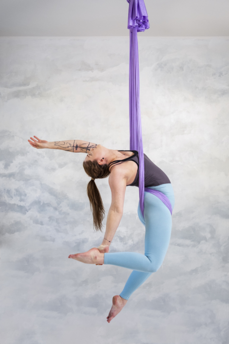 Kurz aerial hammock pro začátečnice v Polegymu Kladno
