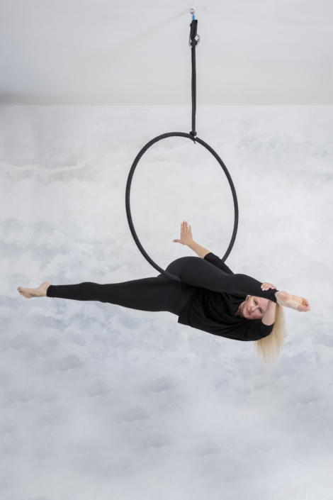 Kurz aerial hoop pro pokročilé v Polegymu Kladno